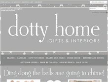 Tablet Screenshot of dottyhome.com